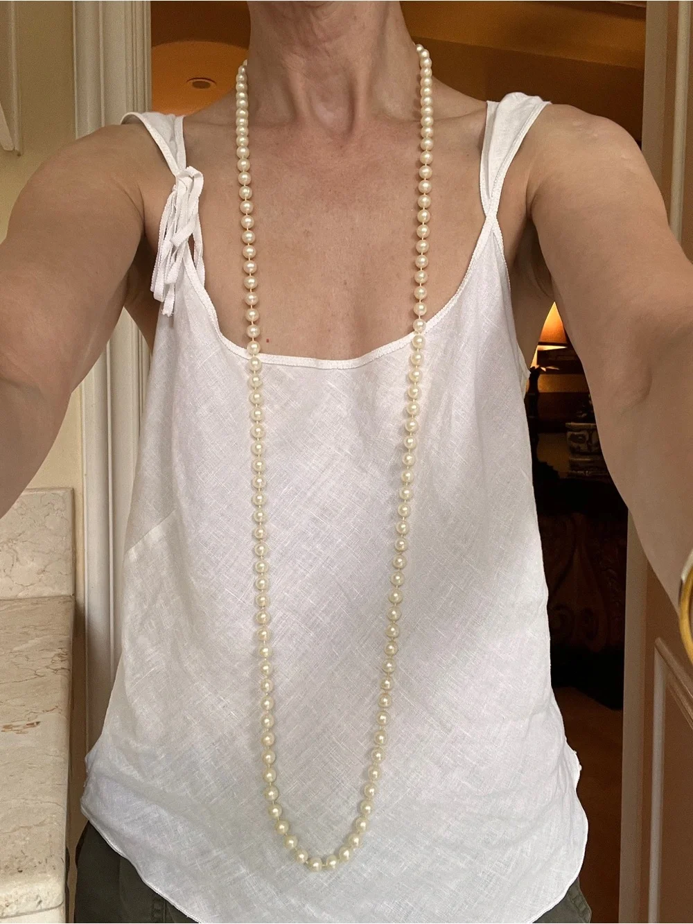 Classic White Pearl Necklace - Elegant Women Jewelry